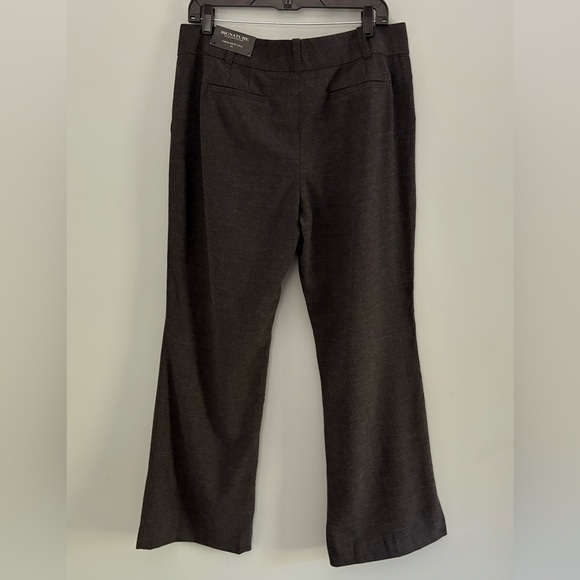 Ann Taylor Charcoal Crepe Melange Wool Signature Trousers Size 10 - Picture 7 of 12